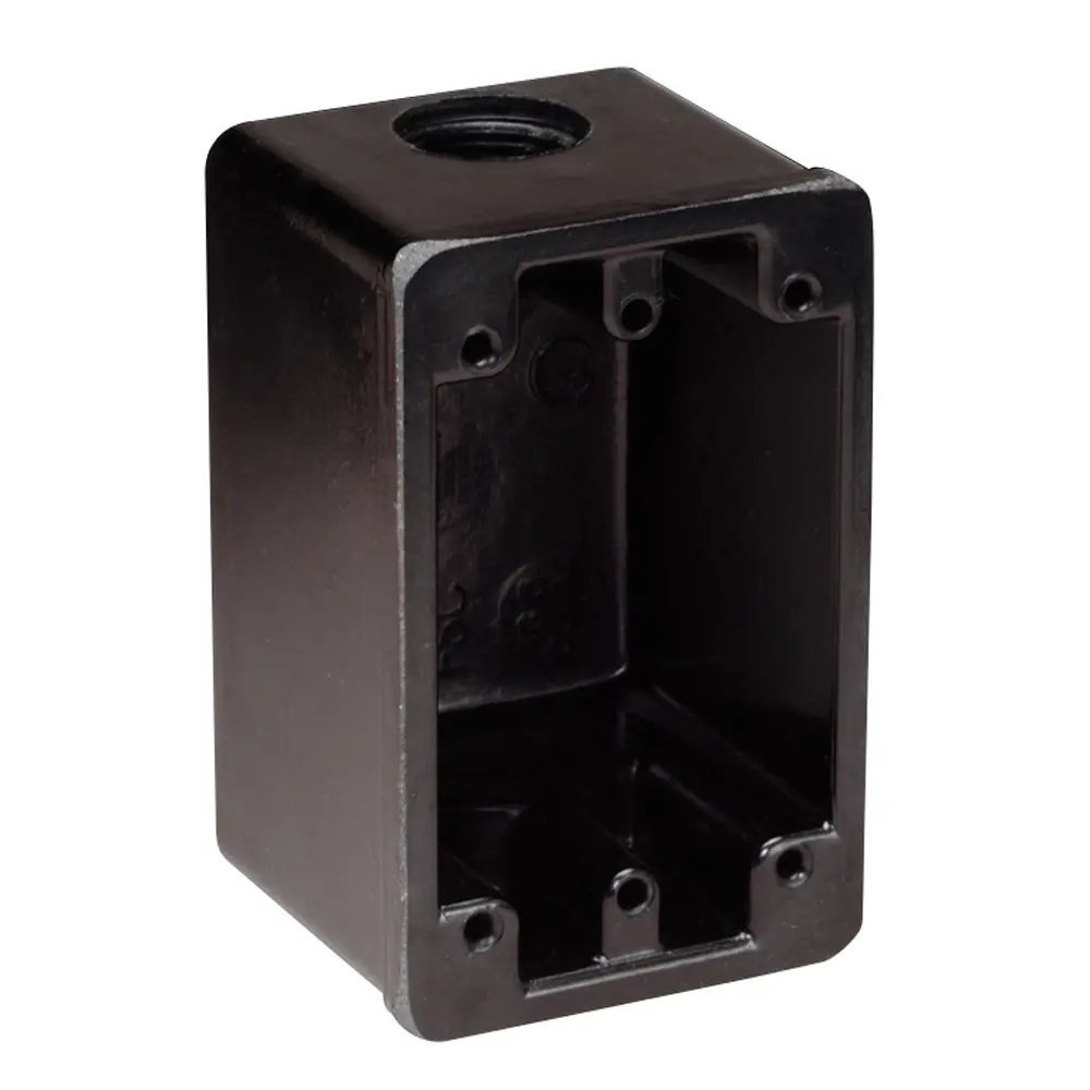 Marinco Fs Box Black F/15A, 20A, 30A Receptacles [6080] 1