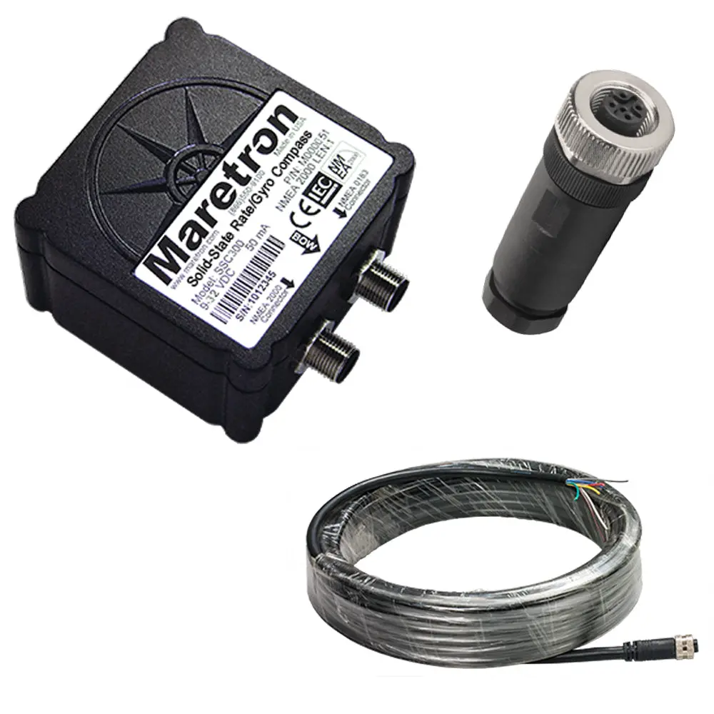 Maretron Solid-State Rate/Gyro Compass W/10M Cable & Connector [Ssc300-01-Kit] 1