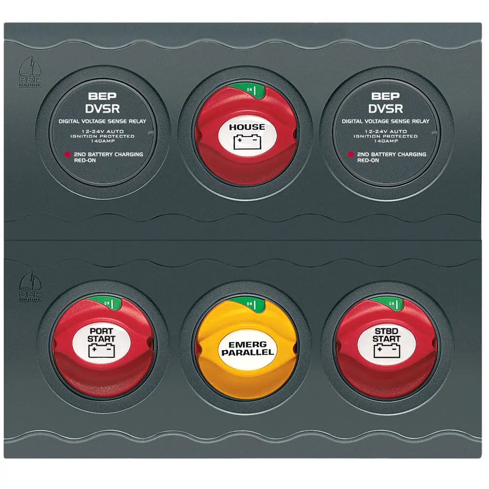 Bep Battery Management Contour Connect Panel F/Twin Engines W/Vsr's [Cc-803N] 1