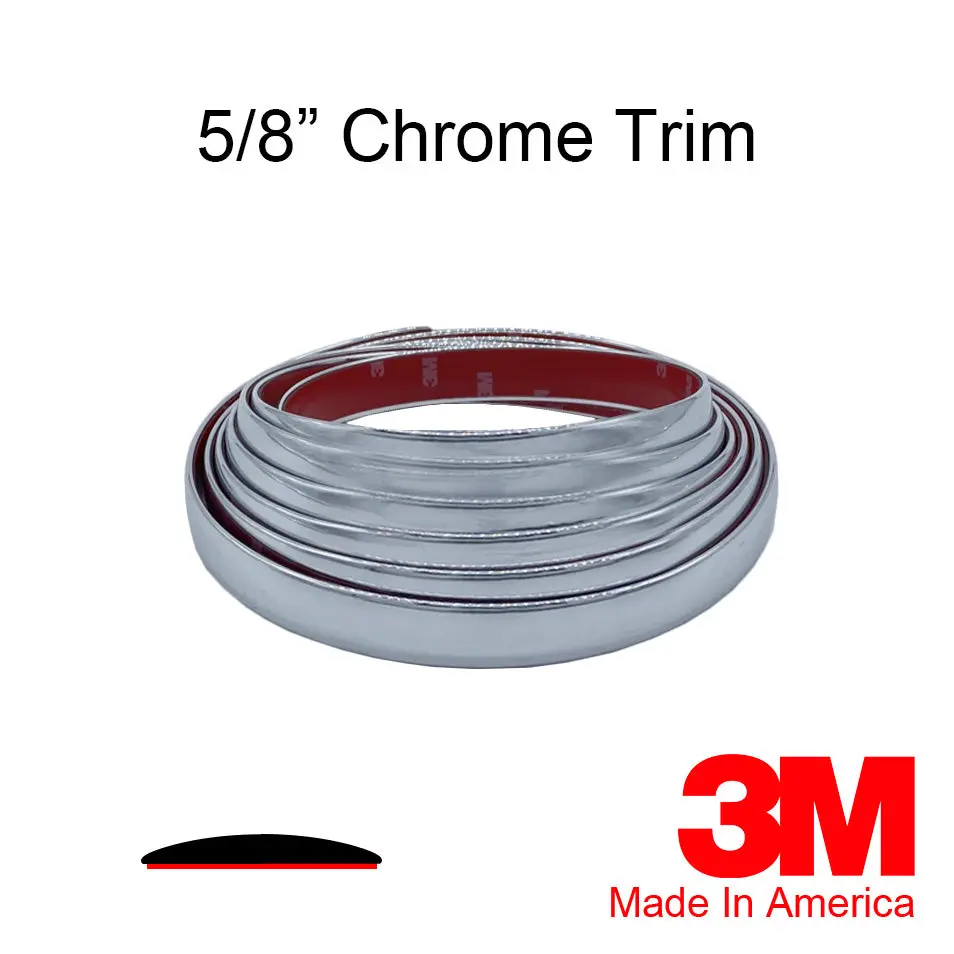 5/8'' Chrome Trim Molding 1