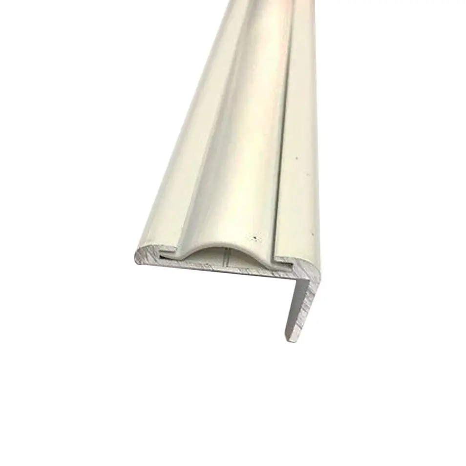 5/8" White Rv Marine Vinyl Flat Insert Trim Mold Flexible Screw Cover 1