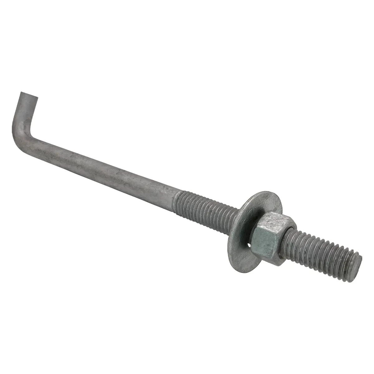 5/8" X 10-Inch Galvanized Threaded Anchor Bolts For Wood, Concrete 1