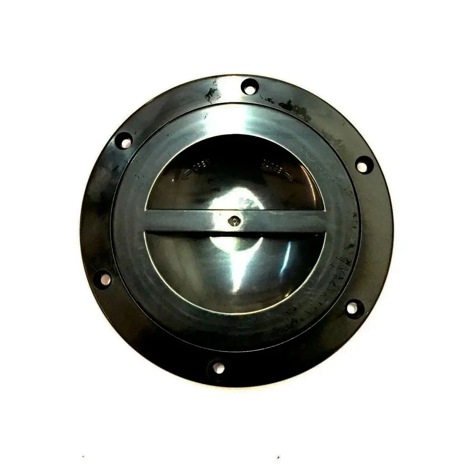 5" Black Round Access Hatch Cover For Rv Marine Boat Camper - Valterra 1