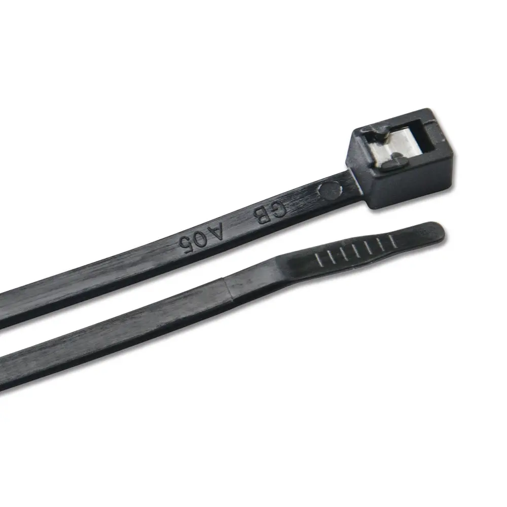 Ancor 11" Uv Black Self Cutting Cable Zip Ties - 500-Pack [199265] 1