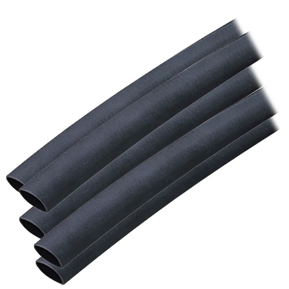 Ancor Adhesive Lined Heat Shrink Tubing (Alt) - 3/8" X 12" - 5-Pack - Black [304124] 1