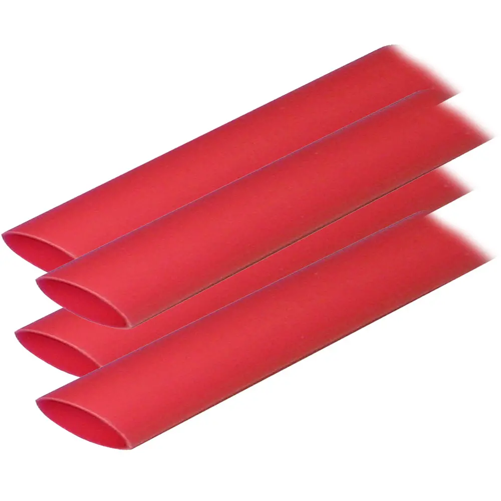 Ancor Adhesive Lined Heat Shrink Tubing (Alt) - 3/4" X 6" - 4-Pack - Red [306606] 1