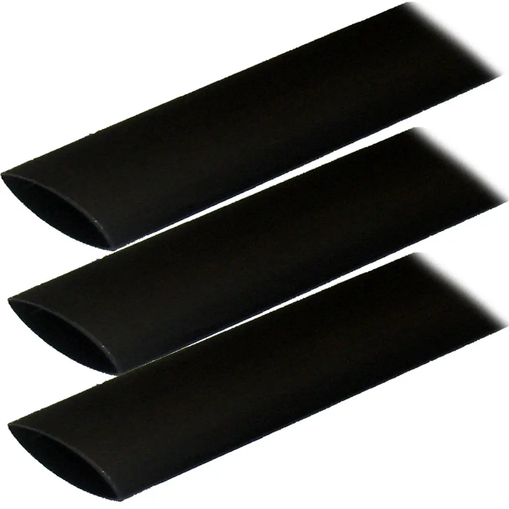 Ancor Adhesive Lined Heat Shrink Tubing (Alt) - 1" X 12" - 3-Pack - Black [307124] 1