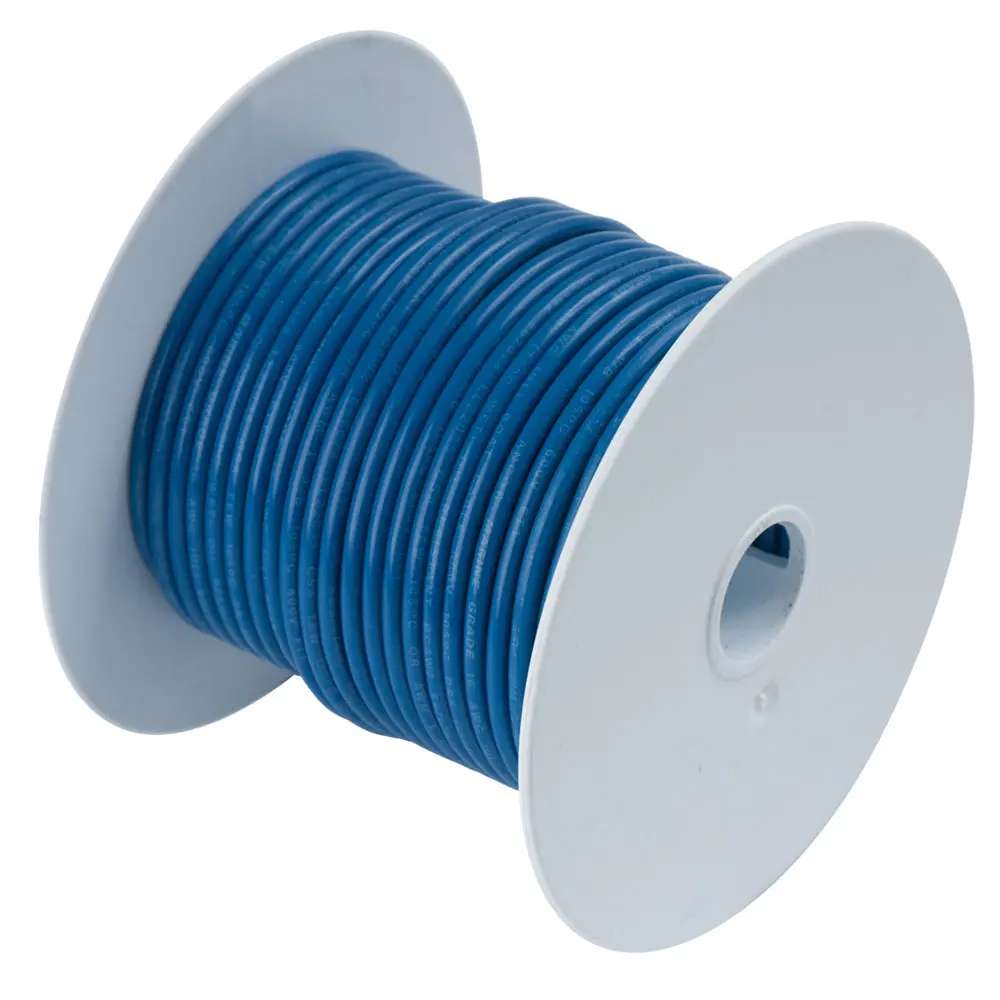 Ancor Dark Blue 18 Awg Tinned Copper Wire - 100' [100110] 1