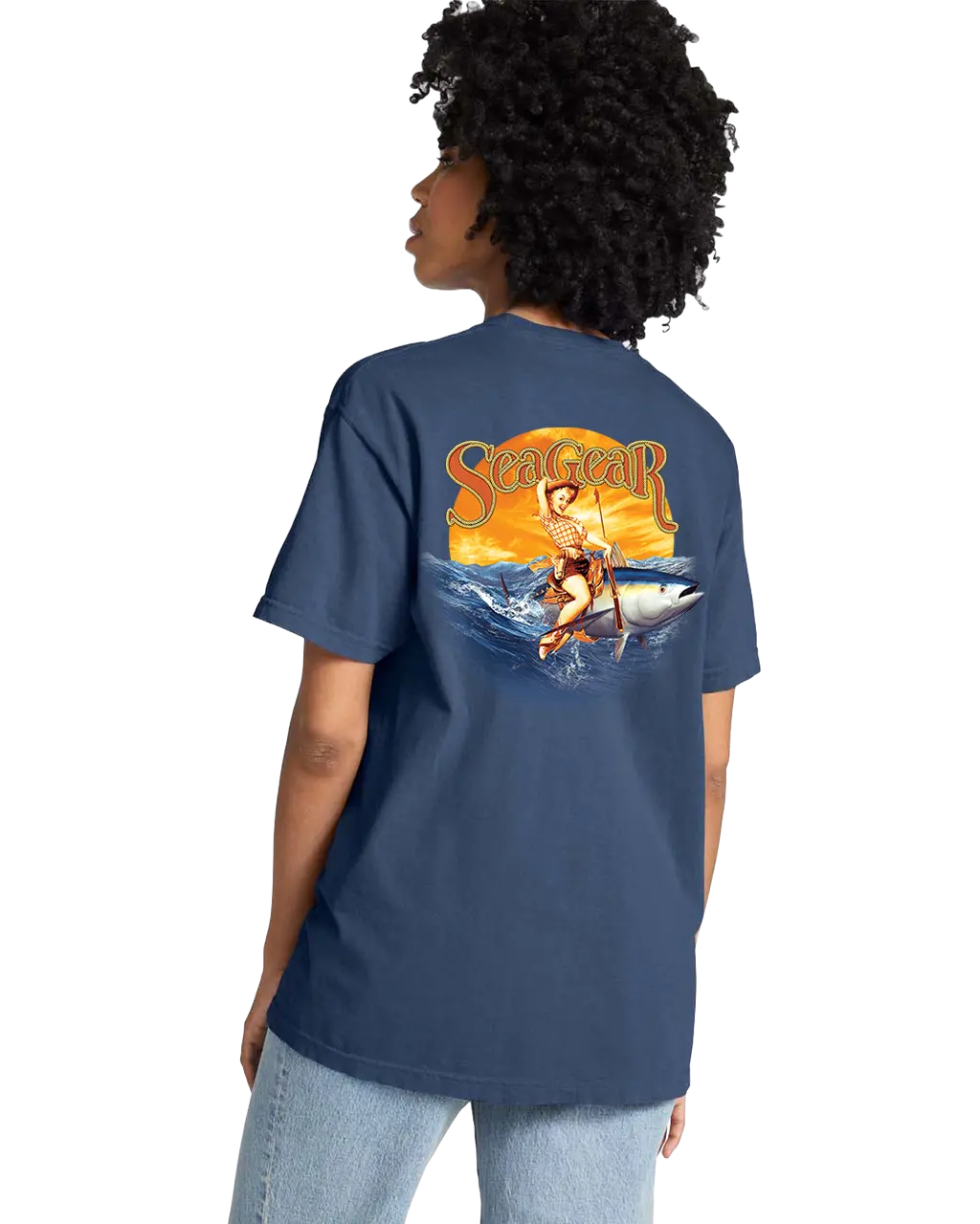 Sea Gear Saltwater Cowgirl Classic Tee – Comfort-Fit Short-Sleeve Cotton Top