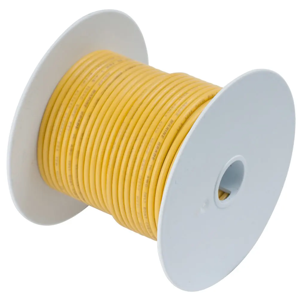 Ancor Yellow 10 Awg Tinned Copper Wire - 100' [109010] 1