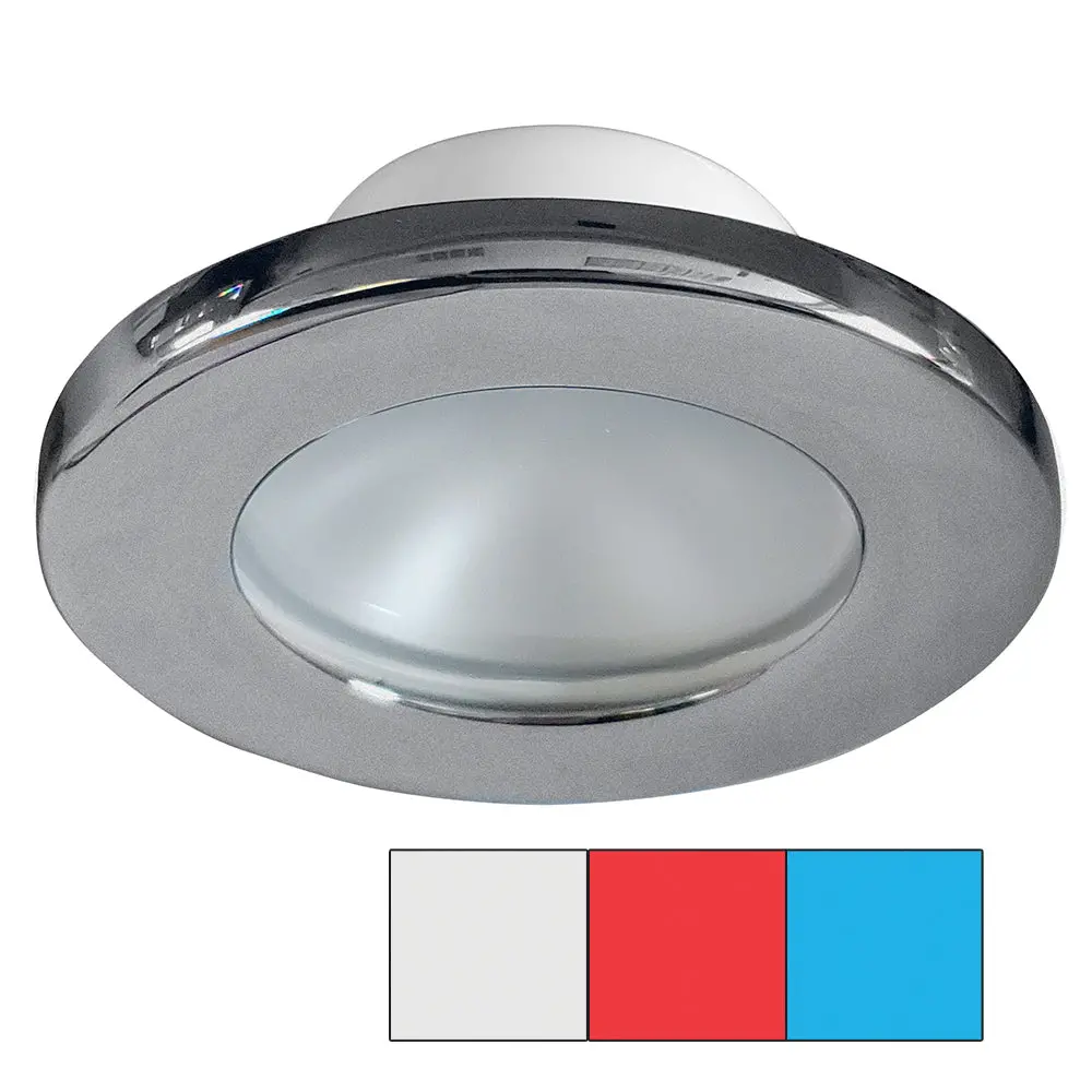 I2systems Apeiron A3120 Screw Mount Light - Red, Cool White & Blue - Brushed Nickel Finish [A3120z-41Hae] 1