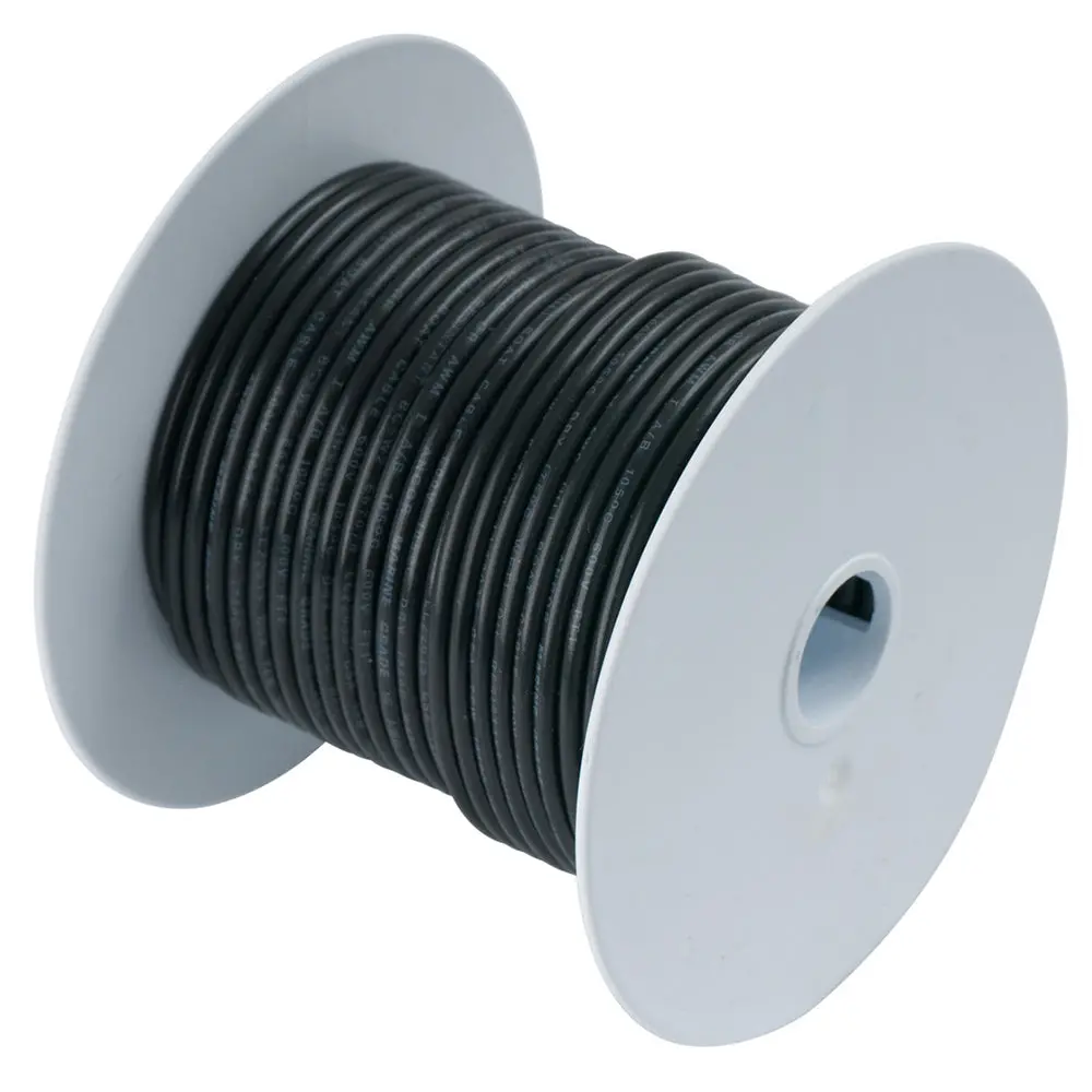 Ancor Black 8 Awg Tinned Copper Wire - 50' [111005] 1