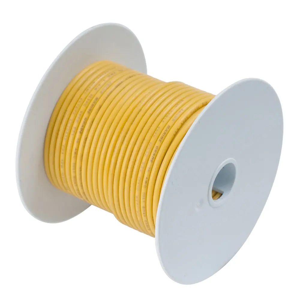 Ancor Yellow 8 Awg Tinned Copper Wire - 50' [111905] 1