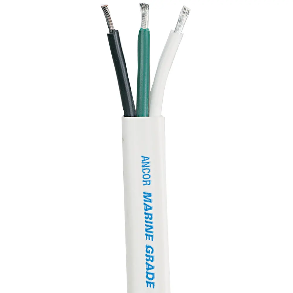 Ancor White Triplex Cable - 10/3 Awg - Flat - 300' [131130] 1