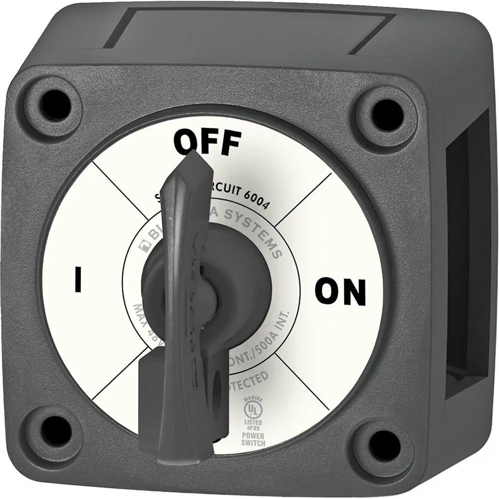 Blue Sea 6004200 Single Circuit On-Off W/Locking Key - Black [6004200] 1
