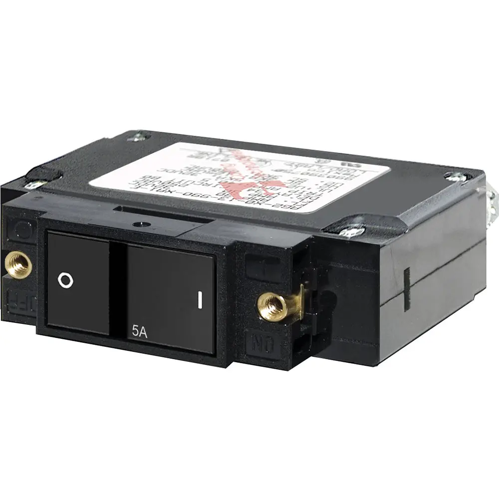 Blue Sea 7540 C-Series Flat Rocker Circuit Breaker - Single Pole - 5A [7540] 1