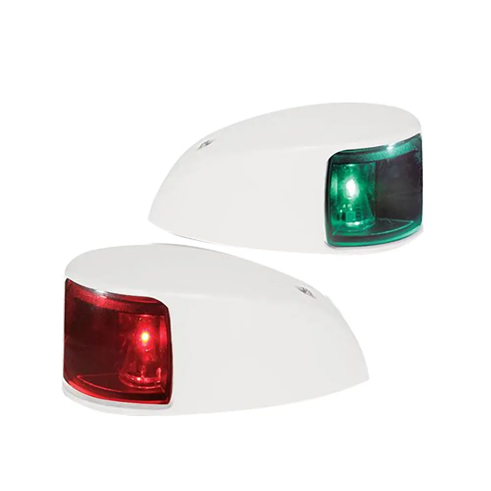 Hella Marine Naviled Deck Mount Port & Starboard Pair - 2Nm - Colored Lens/White Housing [980620811] 1