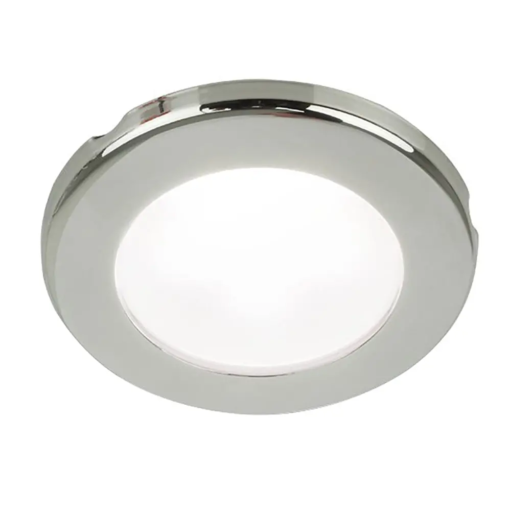 Hella Marine Euroled 75 3" Round Screw Mount Down Light - White Led - Stainless Steel Rim - 12V [958110021] 1