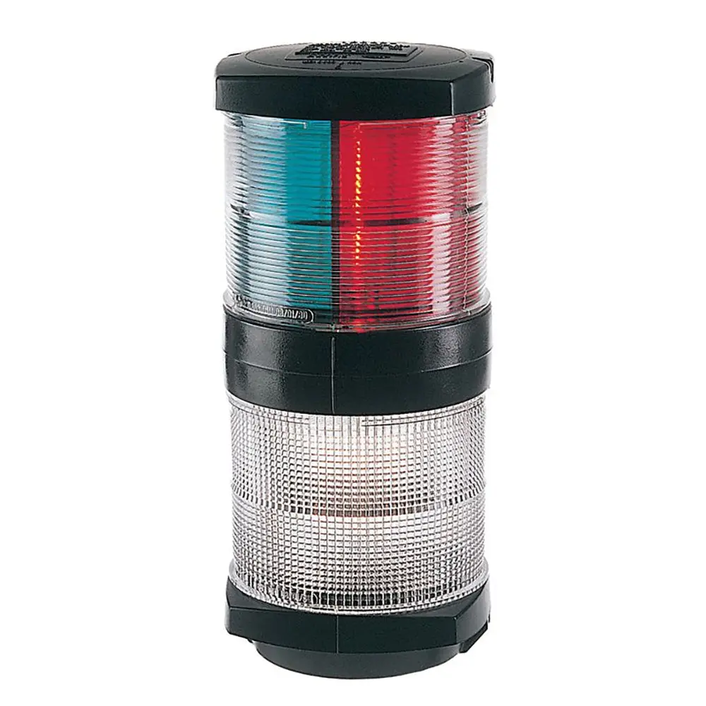 Hella Marine Tri-Color Navigation Light/Anchor Navigation Lamp- Incandescent - 2Nm - Black Housing - 12V [002984601] 1