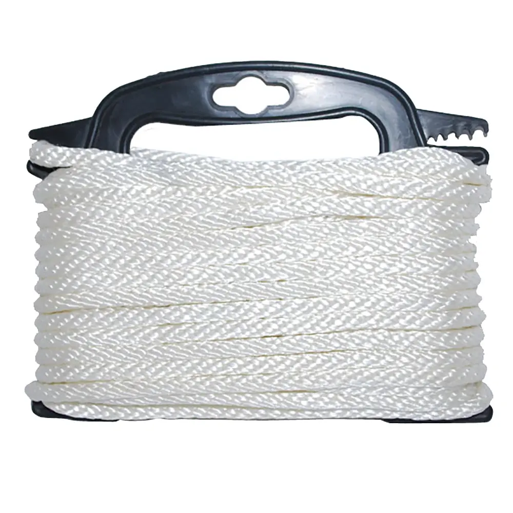 Attwood Braided Nylon Rope - 3/16" X 100' - White [117553-7] 1