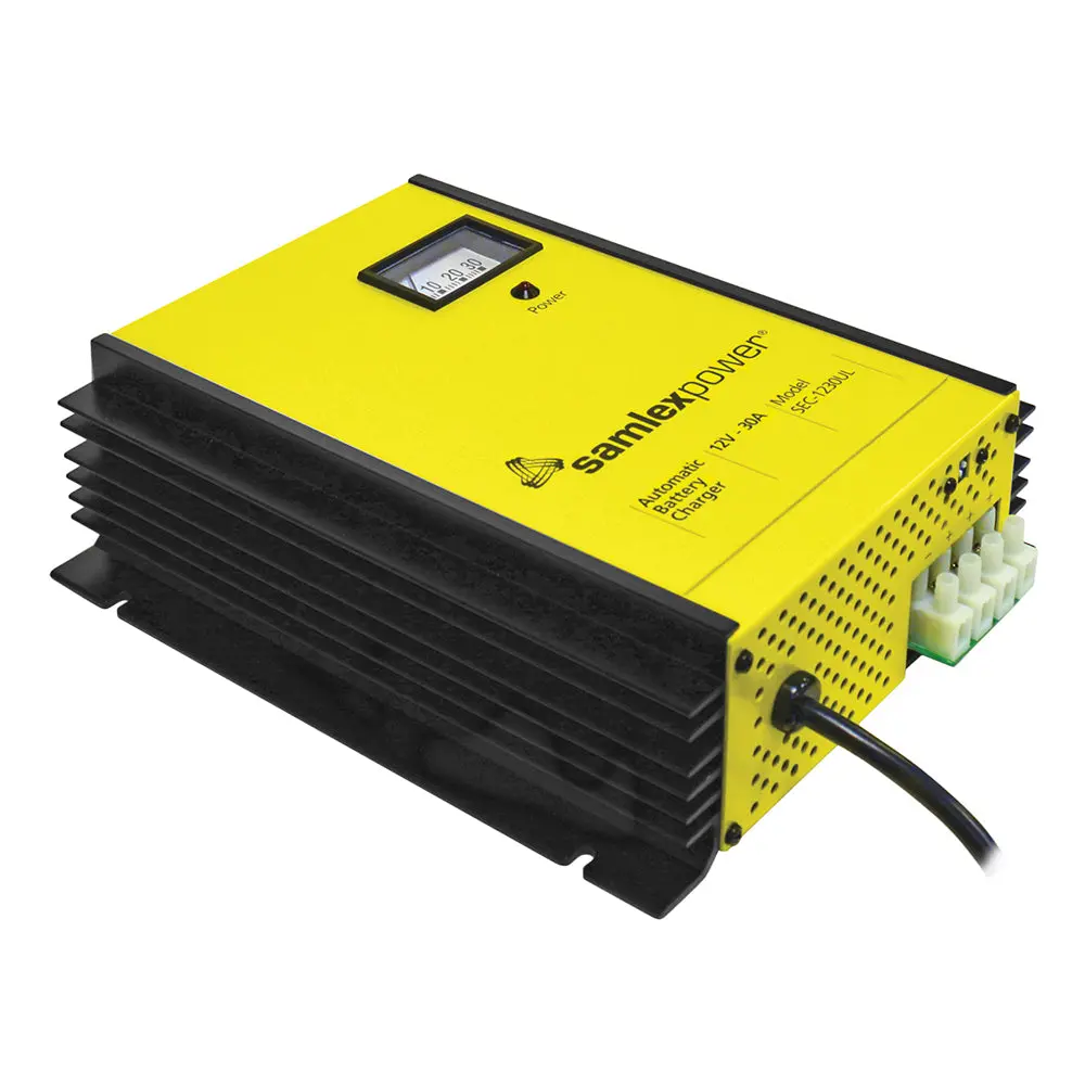 Samlex 30A Battery Charger - 12V - 3-Bank - 3-Stage W/Dip Switch  Lugs [Sec-1230Ul] 1
