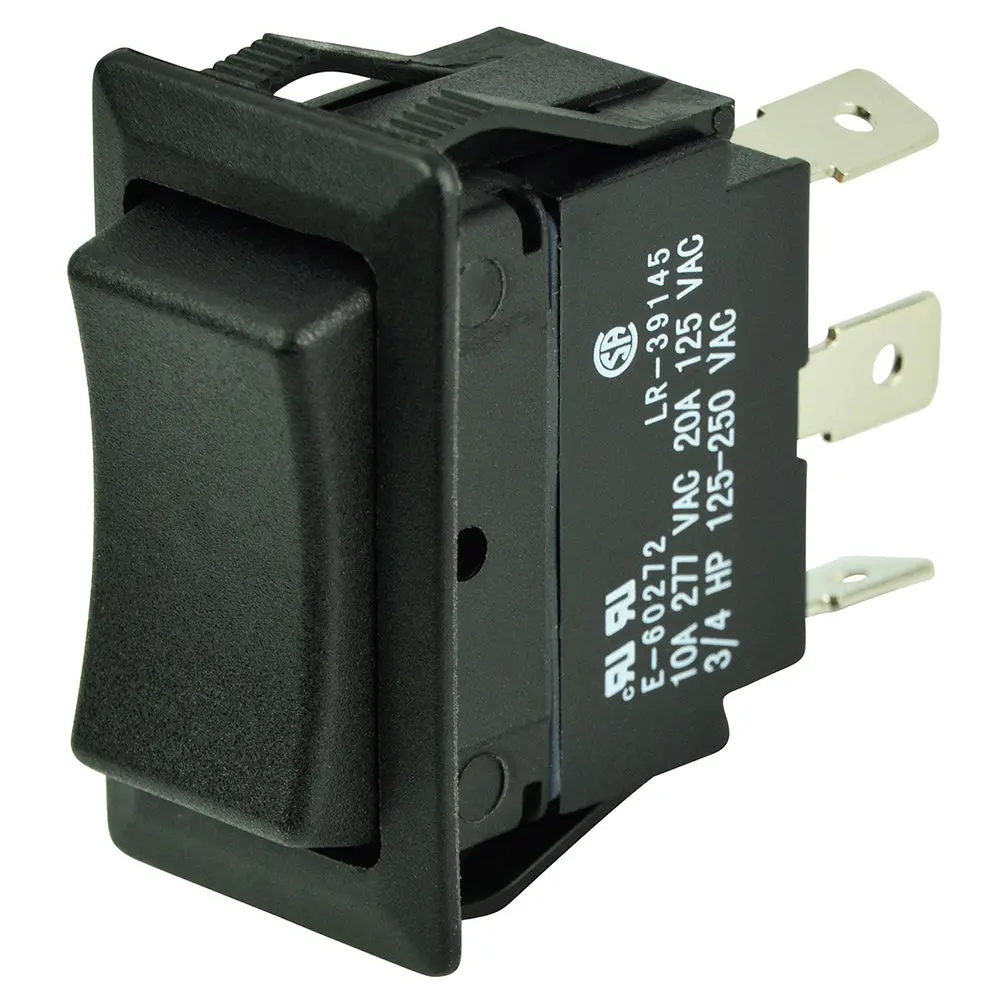 Bep Spdt Rocker Switch - 12V/24V - (On)/Off/(On) [1001711] 1