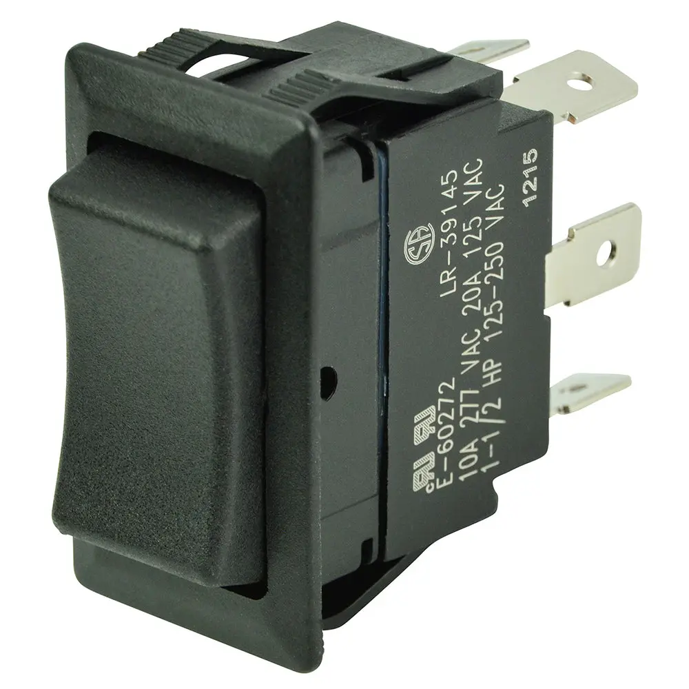 Bep Dpdt Rocker Switch - 12V/24V - (On)/Off/(On) [1001713] 1