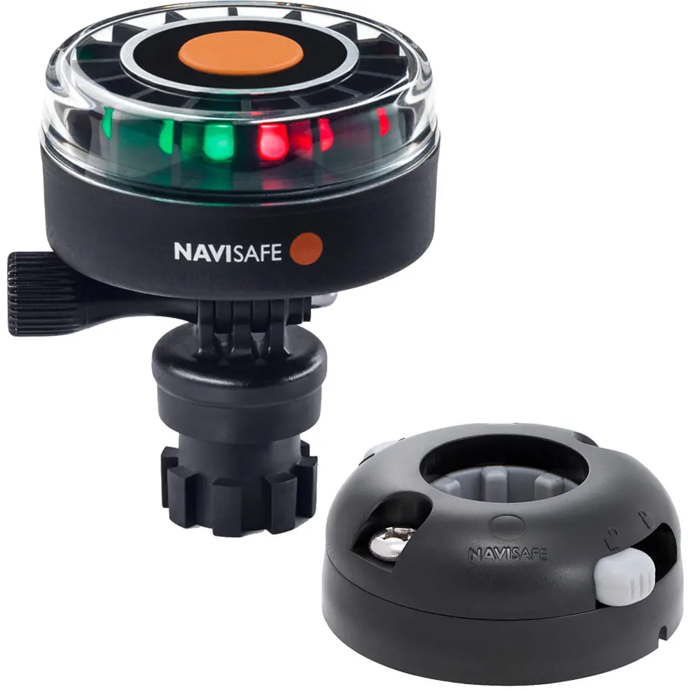 Navisafe Navilight 2Nm Tricolor W/Navimount Base  Horizontal Mount - Black [340Kit7] 1