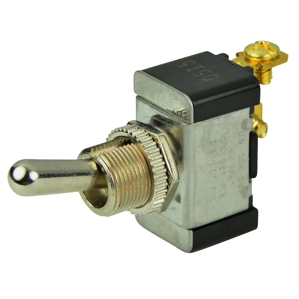 Bep Spst Chrome Plated Toggle Switch -Off/(On) [1002002] 1
