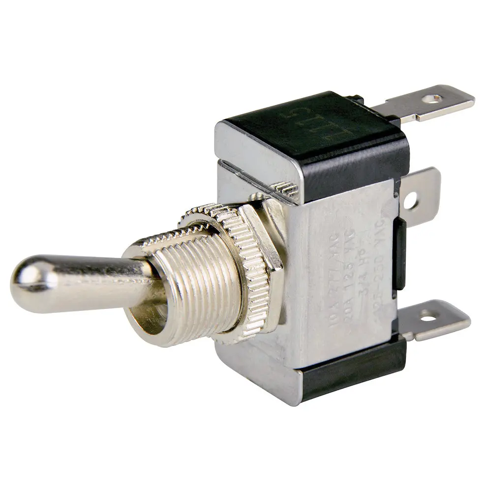 Bep Spdt Chrome Plated Toggle Switch - On/Off/On [1002001] 1