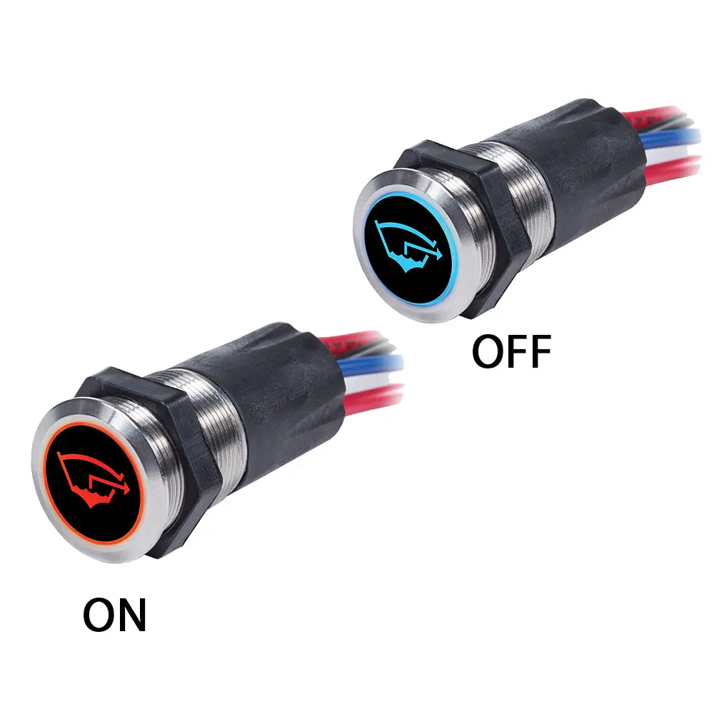 Blue Sea 4180 Backlit Push Button Switch Off/On - 15A [4180] 1