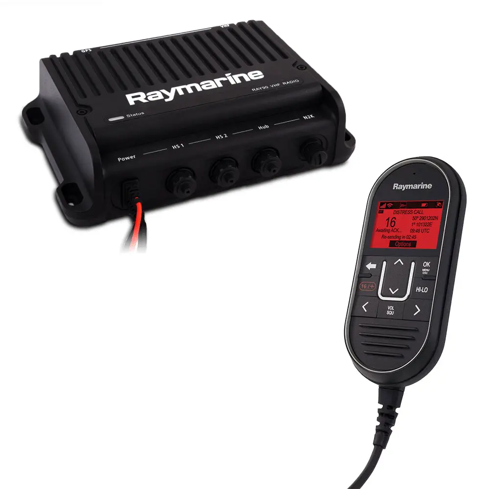 Raymarine Ray91 Modular Dual-Station Vhf Black Box Radio System W/Ais [E70493] 1