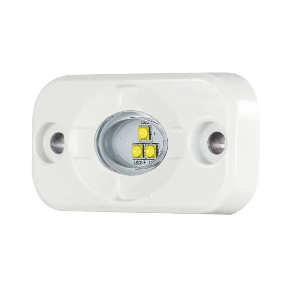 Heise Marine Auxiliary Accent Lighting Pod - 1.5" X 3" - White/White [He-Ml1] 1