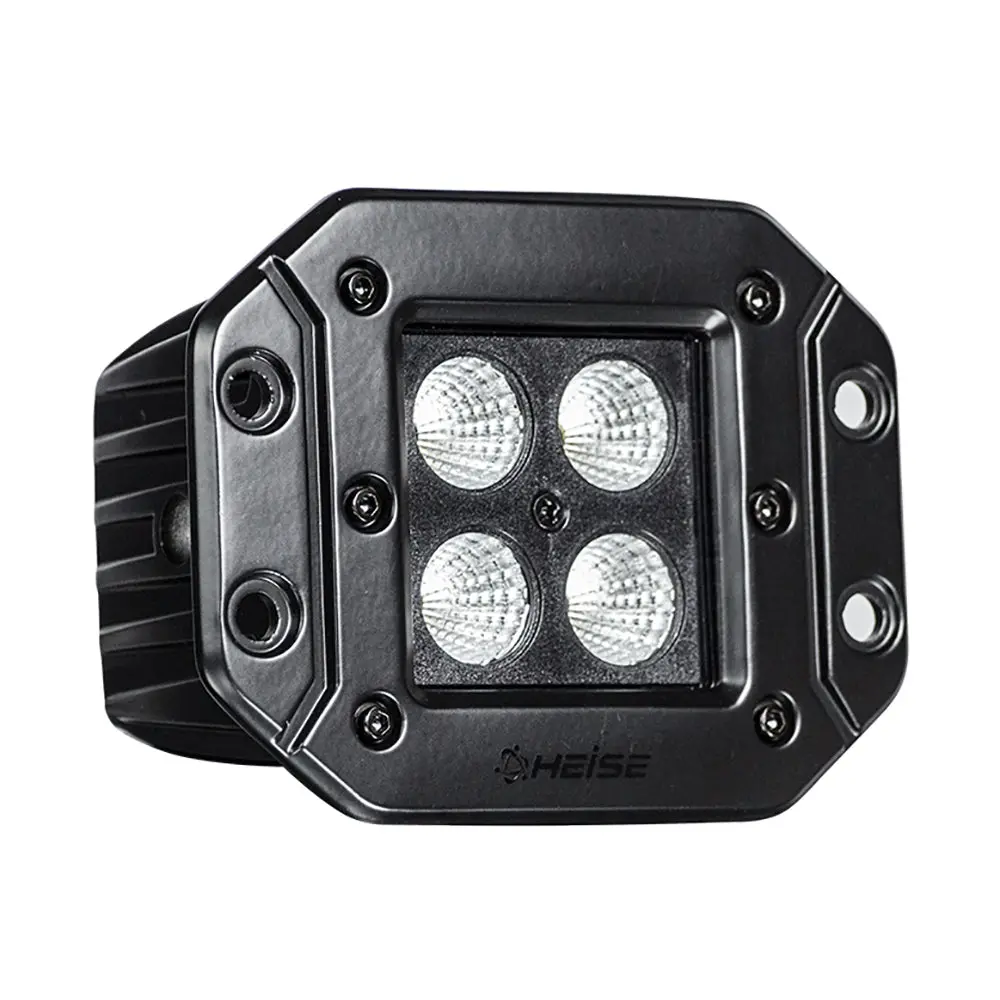 Heise Blackout Led Cube Light - Flush Mount - 3" [He-Bfmcl2] 1