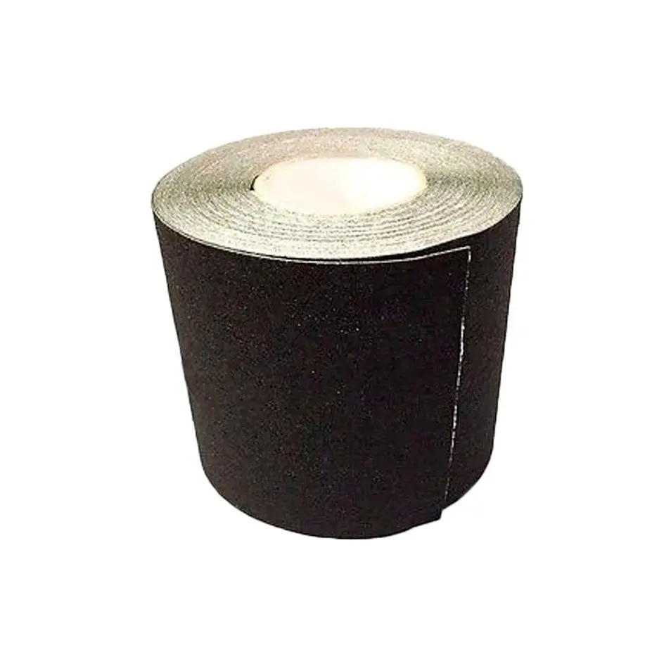 6" Black Roll Safety Non Skid Tape Anti Slip Tape Sticker Grip Grit 1