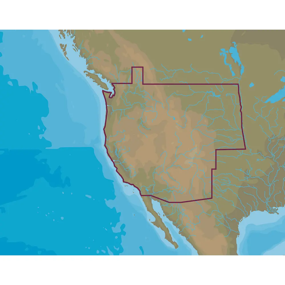 C-Map 4D Lakes Na-D071 West Us Lakes [M-Na-D071-Ms] 1