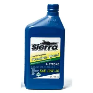 Sierra - 4 Stroke Motor Oil 10W30 - 1 Quart 1