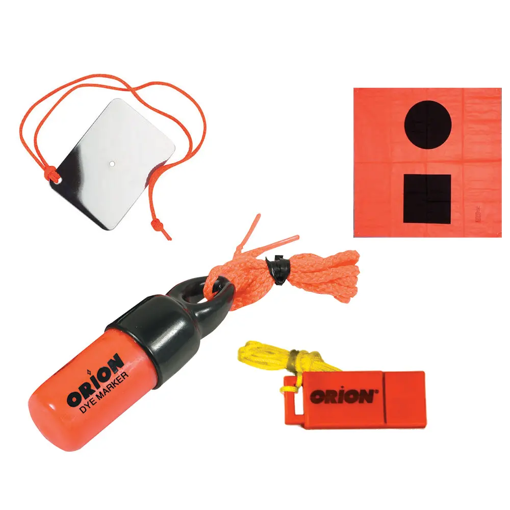 Orion Signaling Kit - Flag, Mirror, Dye Marker  Whistle [619] 1