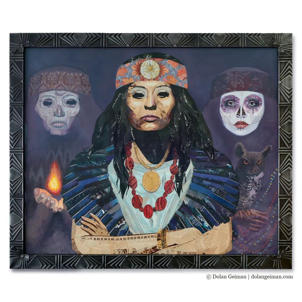 Custom Soothsayer Original Paper Collage 1