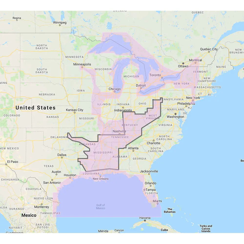 Furuno Gulf Of Mexico, Great Lakes  Rivers - Vector Chart  Standard Resolution Satellite Photos F/Part Of The Great Lakes - Unlock Code [Mm3-Vna-023] 1