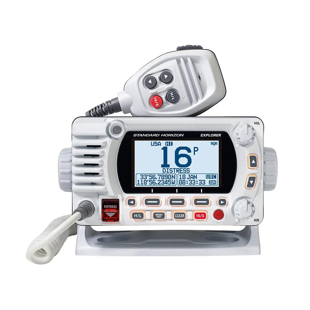 Standard Horizon Gx1850 Fixed Mount Vhf - Nmea 2000 - White [Gx1850w] 1