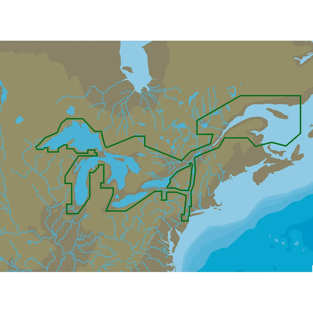 C-Map 4D Na-D061 Great Lakes  St Lawrence Seaway -Microsd/Sd [M-Na-D061-Ms] 1