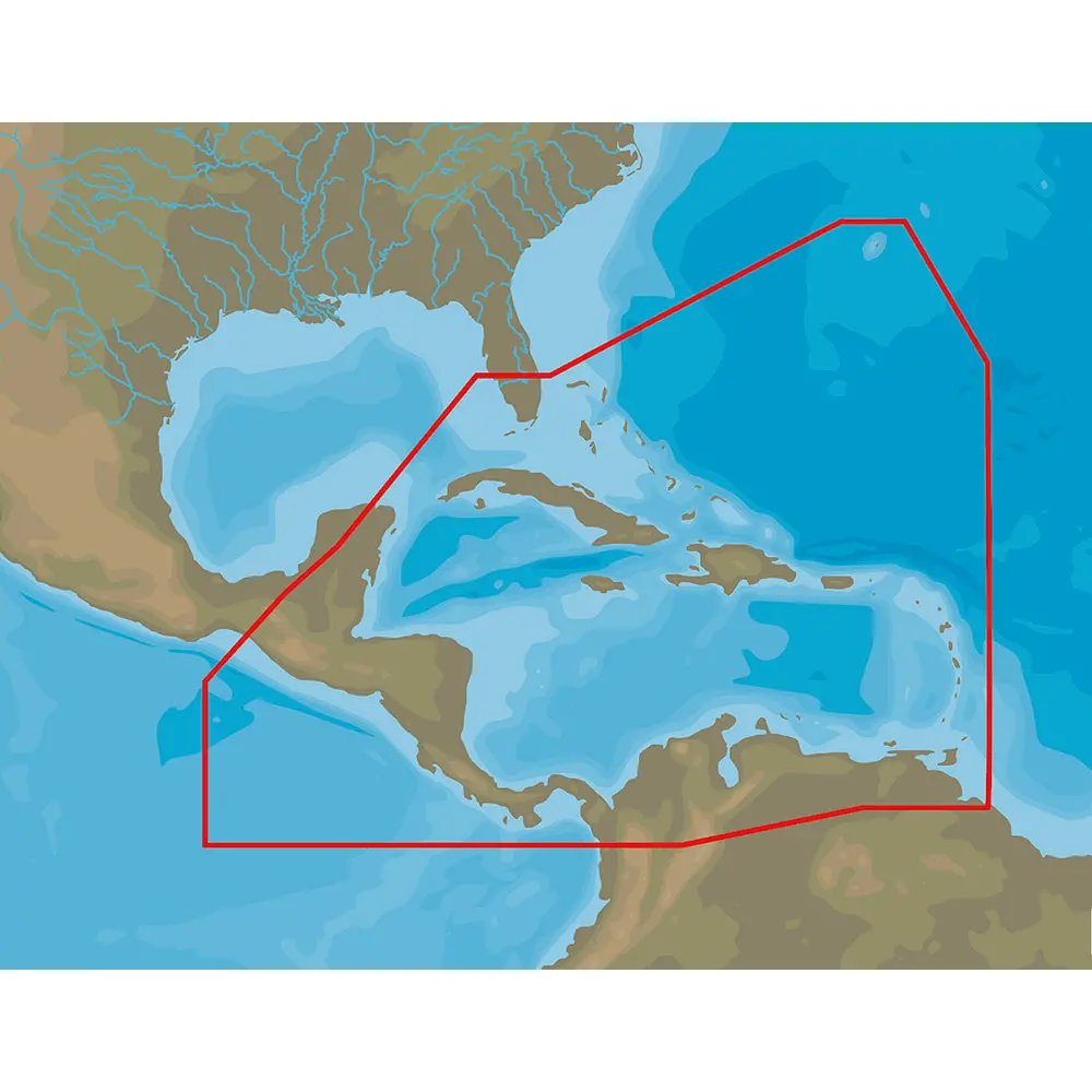 C-Map 4D Na-D065 Caribbean  Central America -Microsd/Sd [M-Na-D065-Ms] 1