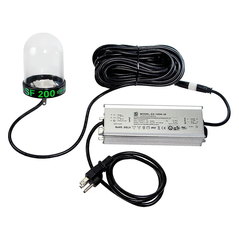 Hydro Glow Led Underwater Dock Light - 200W - 50 Cord - Blue [Sf200b] 1
