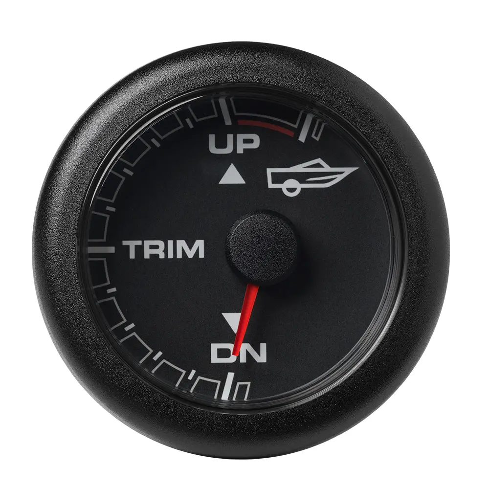 Veratron 52Mm (2-1/16") Oceanlink Engine Trim Gauge - Black Dial  Bezel [A2c1065830001] 1