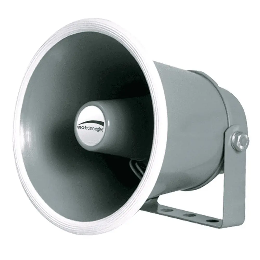 Speco 6" Weather-Resistant Aluminum Speaker Horn 8 Ohms [Spc10] 1