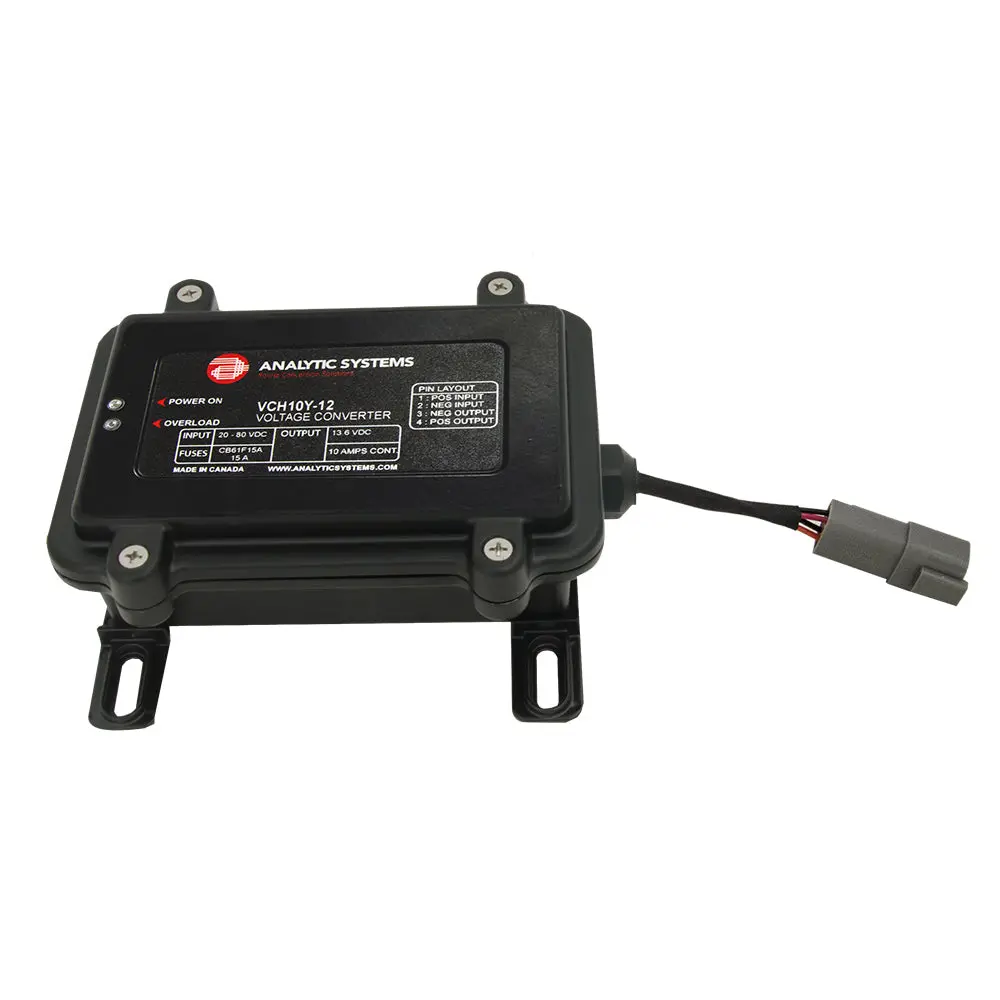 Analytic Systems Waterproof Ip66 Dc Converter 10A, 24V Out, 30-80V In, Ruggedized [Vch10w-24] 1