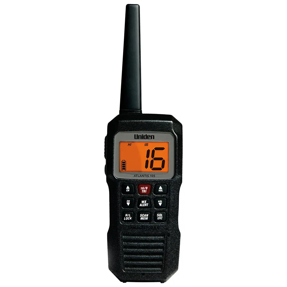 Uniden Atlantis 155 Handheld Two-Way Vhf Floating Marine Radio [Atlantis 155] 1