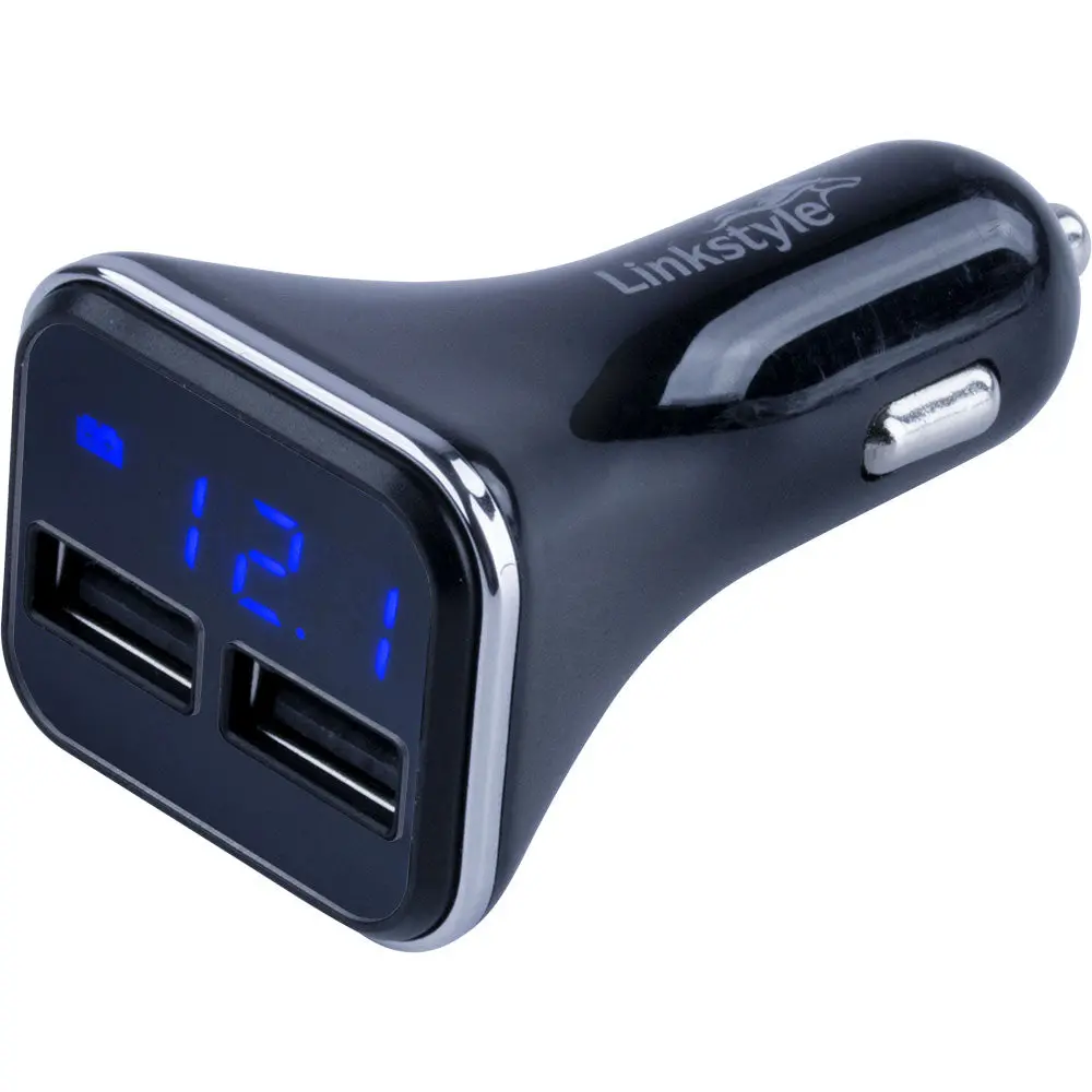 Sea-Dog Dual Usb Power Plug W/Voltage/Amp Meter [426513-1] 1