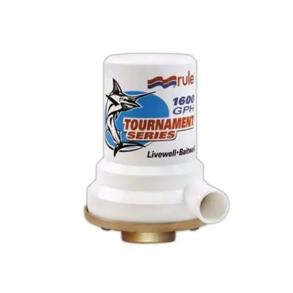 Rule - Tournament Series Bronze Base 1600 Gph Livewell Pump 1